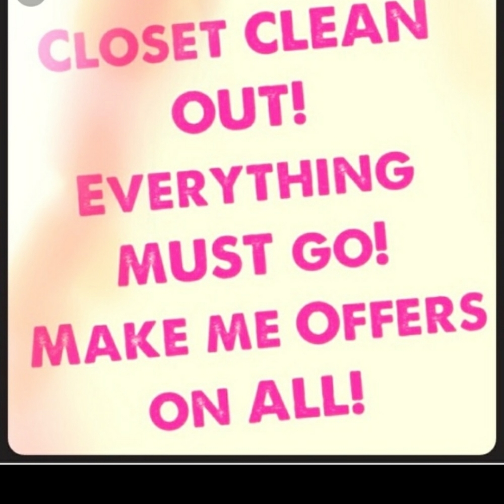 Closet clean out
